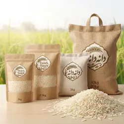 برنج ایرانی دمسیاه دانه دانه